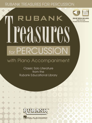 Rubank Publications - Rubank Treasures for Percussion - Voxman - Book/Media Online