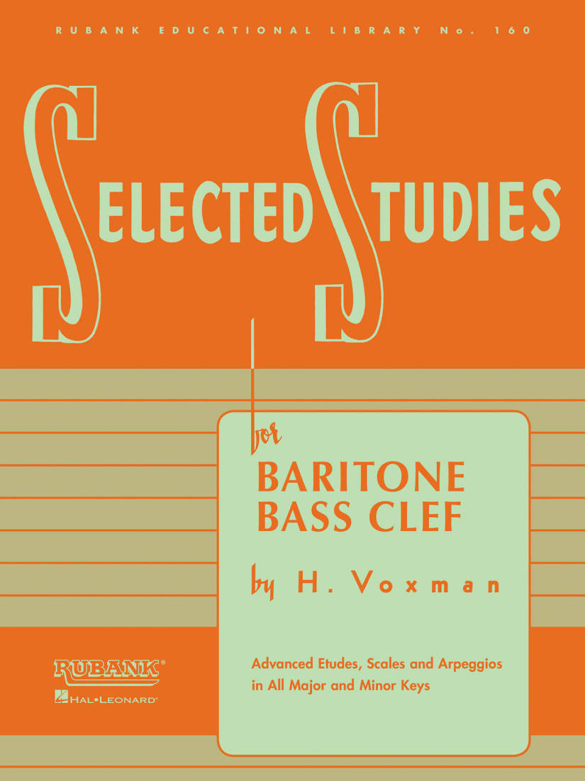 Selected Studies - Voxman - Baryton B.C. - Livre