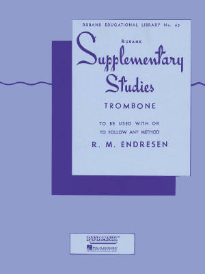Rubank Publications - Supplementary Studies - Endresen - Trombone - Book