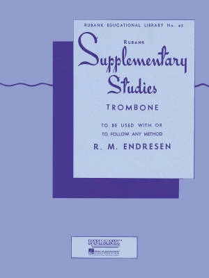 Rubank Publications - Supplementary Studies - Endresen - Trombone - Book