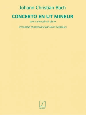 Concerto en ut Mineur - Bach/Casadesus - Cello/Piano - Book