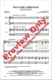 Welcome Christmas (from How the Grinch Stole Christmas) - Seuss/Hague/Beck - SATB