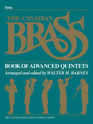 The Canadian Brass Book of Advanced Quintets - Barnes - Tuba - Book