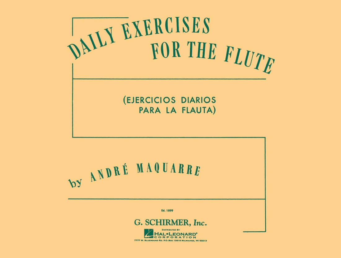 Daily Exercises for Flute - Maquarre - Flute - Book