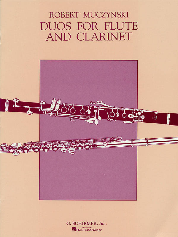Duos, Op. 24 - Muczynski - Flute/Clarinet - Score/Parts