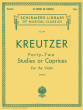 G. Schirmer Inc. - 42 Studies or Caprices - Kreutzer/Singer - Violin - Book