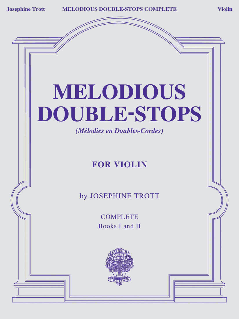 Melodious Double-Stops, Book 1 and 2 - Trott - Violin - Book