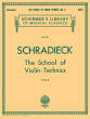G. Schirmer Inc. - School of Violin Technics, Book 2 - Schradieck - Violin - Book