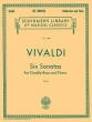 G. Schirmer Inc. - Six Sonatas - Vivaldi\/Drew - Double Bass\/Piano - Book