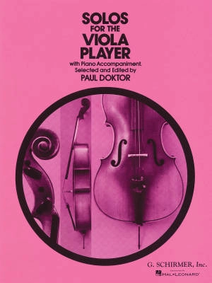 G. Schirmer Inc. - Solos for the Viola Player - Doktor - Viola/Piano - Book
