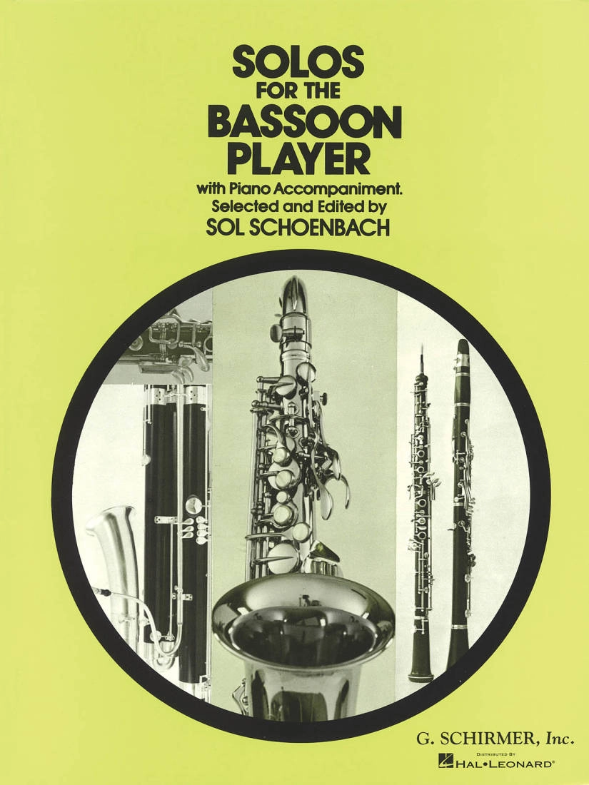 Solos for the Bassoon Player - Schoenbach - Bassoon/Piano - Book