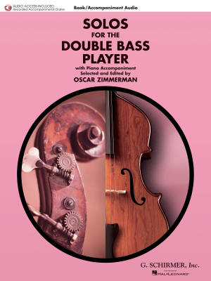 Solos for the Double Bass Player - Zimmerman - Double Bass/Piano - Book/Audio Online