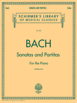 Sonatas and Partitas - Bach/Herrmann - Violin - Book