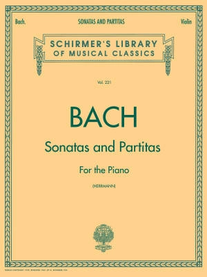 Sonatas and Partitas - Bach/Herrmann - Violin - Book