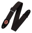 "Levys - 2 Signature Series Cotton Guitar Strap - Black"