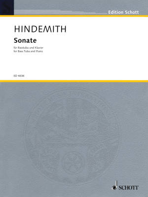 Schott - Sonata - Hindemith - Tuba/Piano - Sheet Music