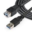 StarTech - 2m Black SuperSpeed USB 3.0 Extension Cable A to A - M/F
