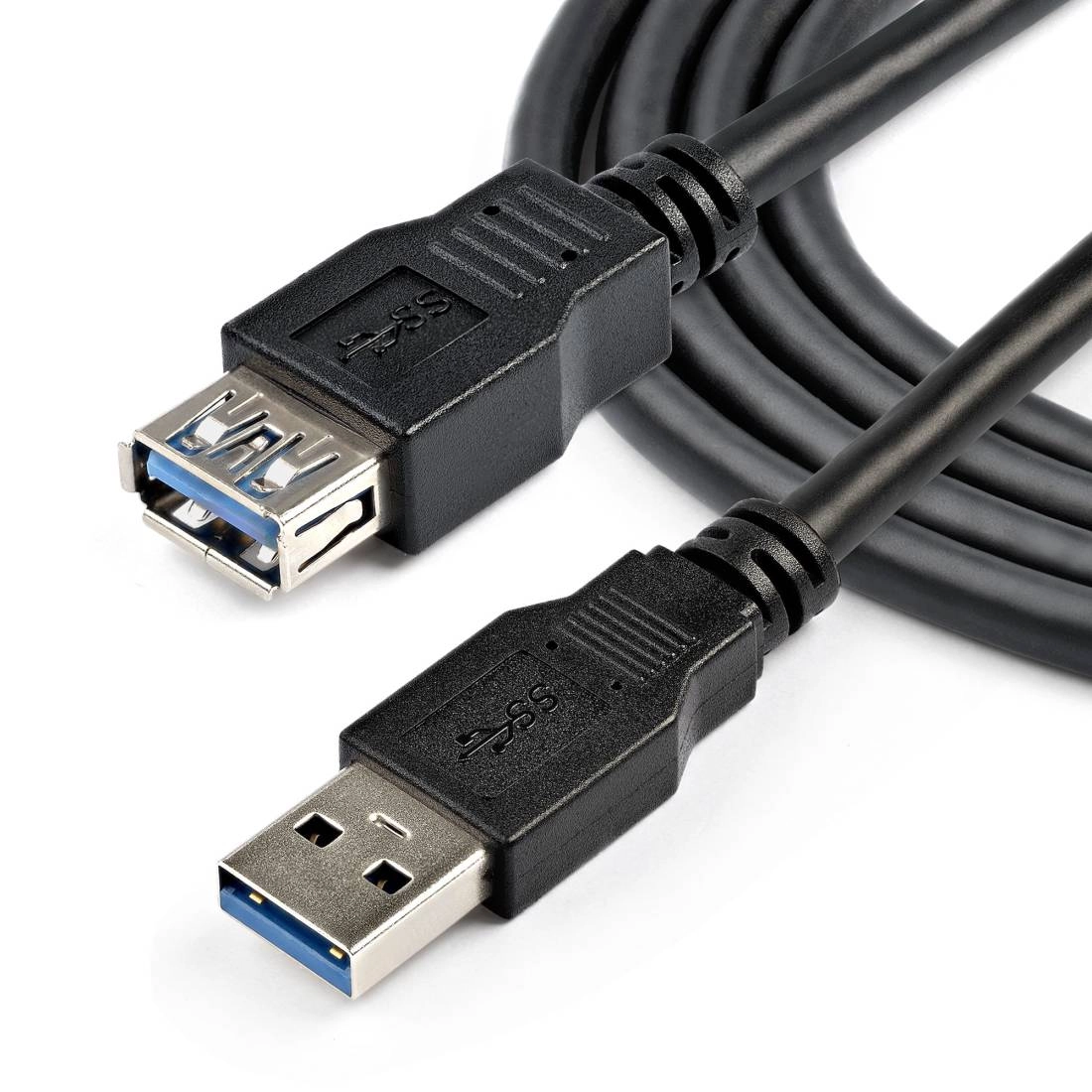 2m Black SuperSpeed USB 3.0 Extension Cable A to A - M/F