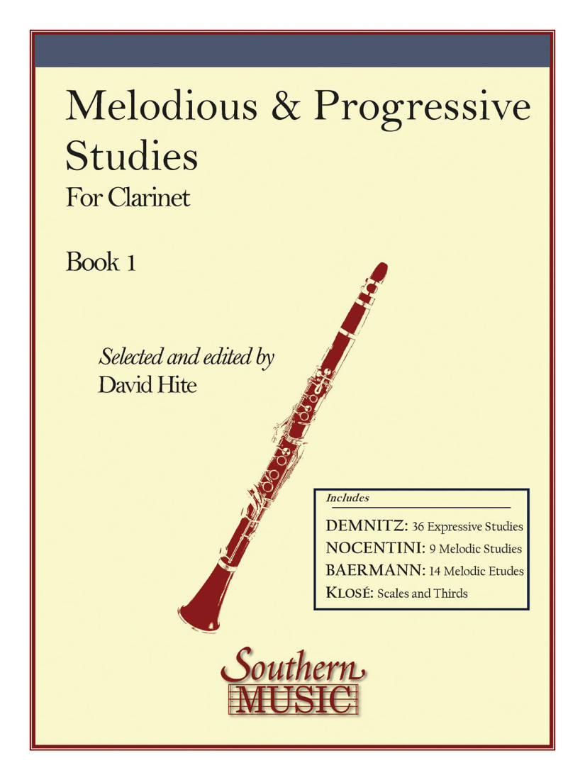 Melodious and Progressive Studies, Book 1 - Hite - Clarinet - Book