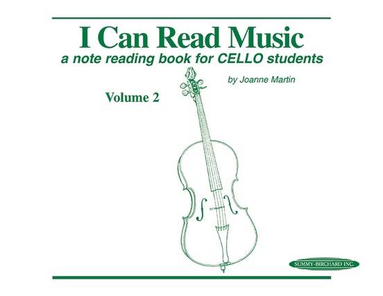 I Can Read Music, Volume 2 - Martin - Cello - Book