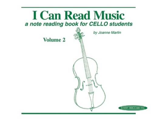 Summy-Birchard - I Can Read Music, Volume 2 - Martin - Cello - Book