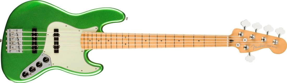 Player Plus Jazz Bass V, Maple Fingerboard - Cosmic Jade