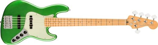 Fender - Player Plus Jazz Bass V, Maple Fingerboard - Cosmic Jade