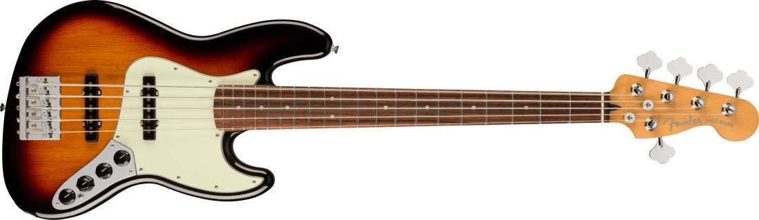 Player Plus Jazz Bass V, Pau Ferro Fingerboard - 3-Tone Sunburst