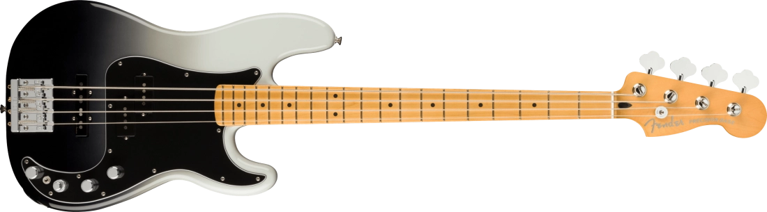 Player Plus Precision Bass, Maple Fingerboard - Silver Smoke