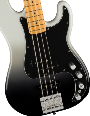 Player Plus Precision Bass, Maple Fingerboard - Silver Smoke