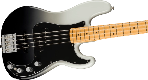 Player Plus Precision Bass, Maple Fingerboard - Silver Smoke