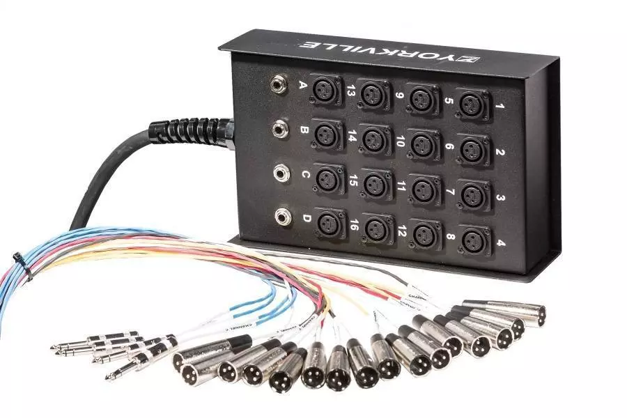 100 Foot Standard 16-Channel Snake w/XLR Sends & TRS Returns