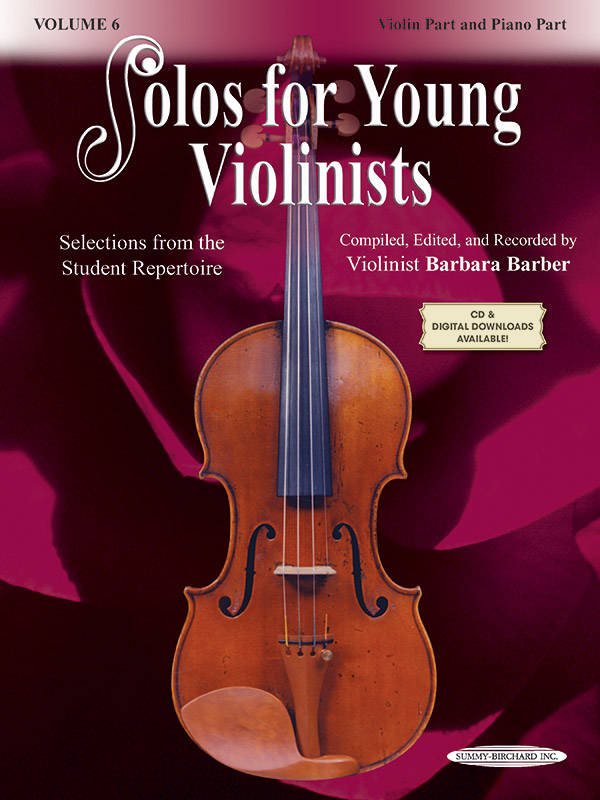 Solos for Young Violinists, Volume 6 - Barber - Violin/Piano - Book