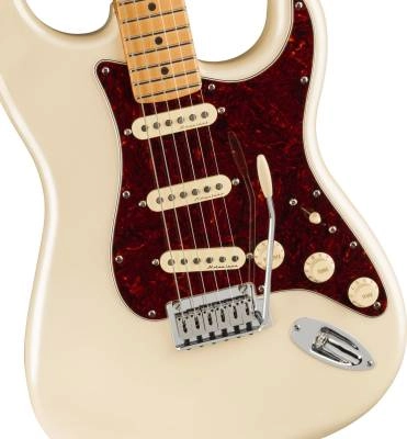 Player Plus Stratocaster, Maple Fingerboard - Olympic Pearl