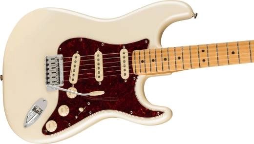 Player Plus Stratocaster, Maple Fingerboard - Olympic Pearl