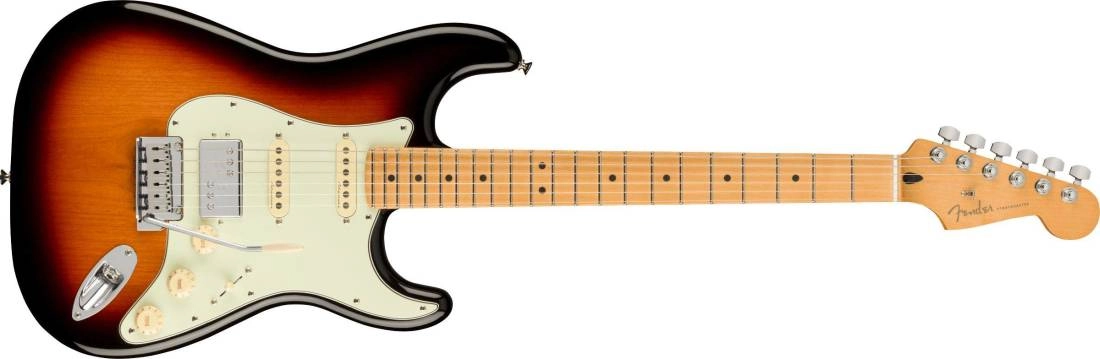 Player Plus Stratocaster HSS, Maple Fingerboard - 3-Colour Sunburst