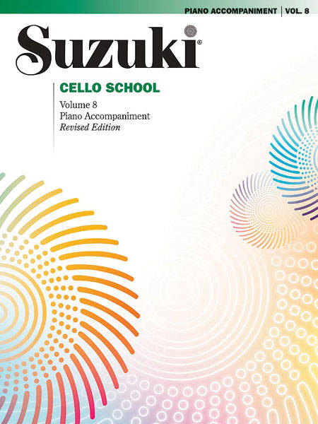 Suzuki Cello School, Volume 8 (International Edition) - Piano Accompaniment - Book