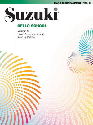 Summy-Birchard - Suzuki Cello School, Volume 8 (International Edition) - Piano Accompaniment - Book