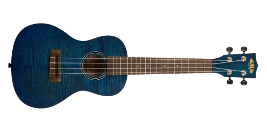 Kala - Exotic Mahogany Concert Ukulele - Transparent Blue