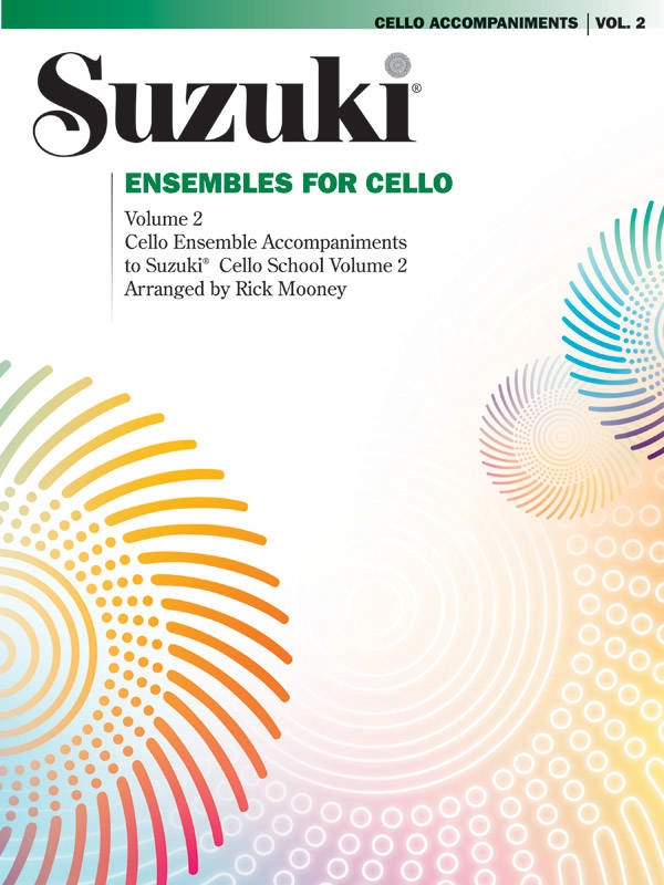 Suzuki Ensembles for Cello, Volume 2 - Mooney - 2nd/3rd Cello Parts - Book