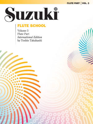 Suzuki Flute School, Volume 3 (International Edition) - Takahashi - Flute - Book
