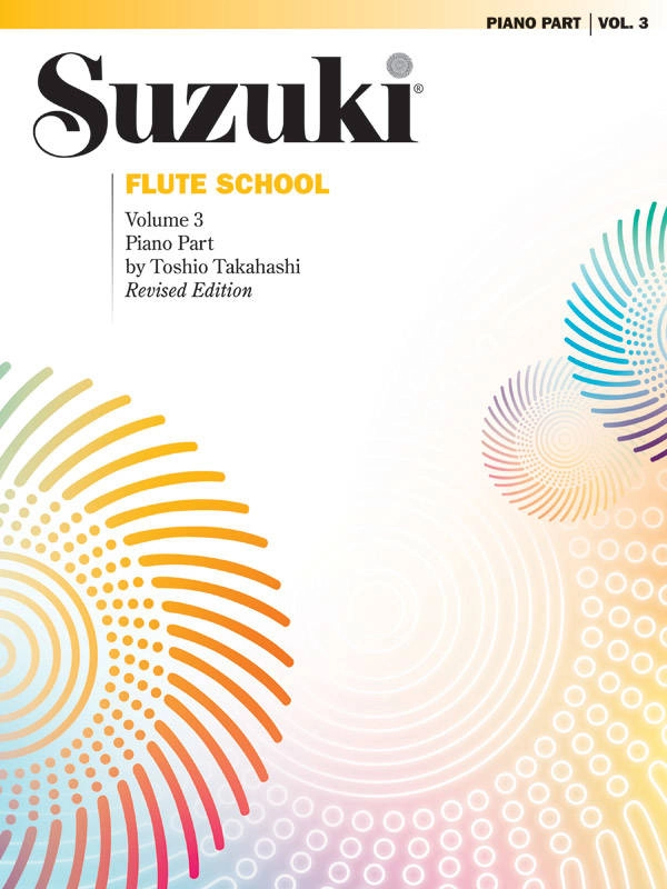 Suzuki Flute School, Volume 3 (Revised Edition) - Takahashi - Piano Accompaniment - Book