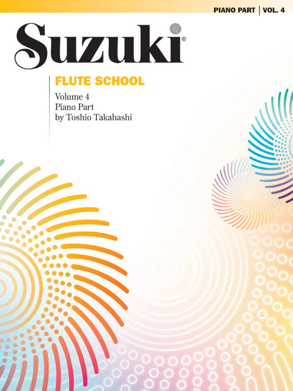 Suzuki Flute School, Volume 4 (Revised Edition) - Takahashi - Piano Accompaniment - Book