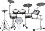 Yamaha - DTX10 Series Birch Electronic Drum Kit w\/TCS Pads - Black Forest