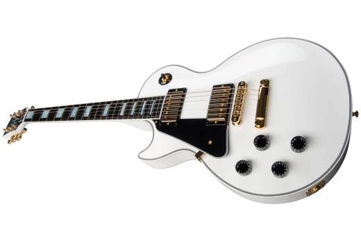 Les Paul Custom Ebony Fingerboard, Left-Handed - Alpine White