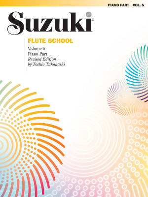 Suzuki Flute School, Volume 5 (Revised Edition) - Takahashi - Piano Accompaniment - Book