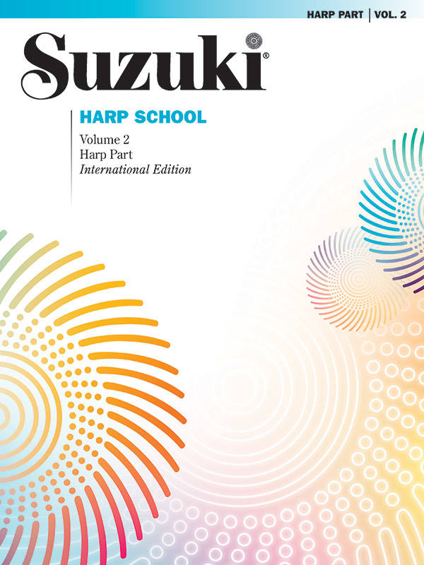 Suzuki Harp School, Volume 2 (International Edition) - Suzuki - Harp - Book
