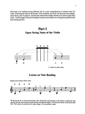 Suzuki Note Reading for Violin - Suzuki - Violin - Book