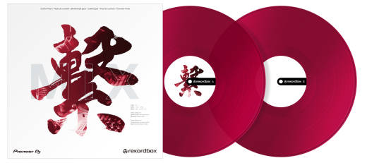 Pioneer DJ - Vinyle de contrle pour rekordbox DJ (Paire) - Rouge translucide
