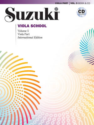Summy-Birchard - Suzuki Viola School, Volume 5 (International Edition) - Suzuki - Alto - Livre/CD
